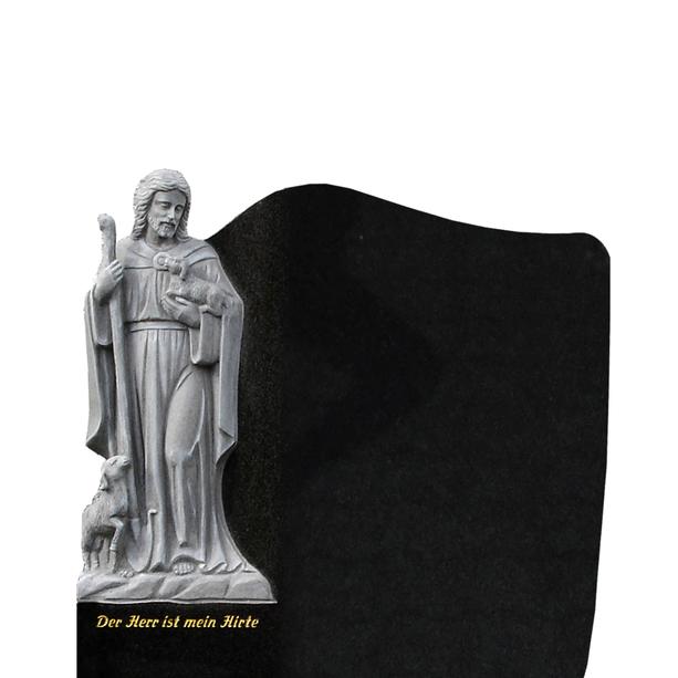 Doppelgrabmal mit Jesus Christus Statue  - Unico