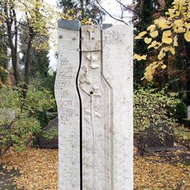 Schner Familiengrabstein Kalkstein Marmor stehend - Linnea