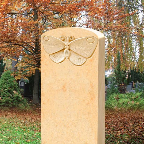 Familien Grabdenkmal mit Schmetterling - Papillon