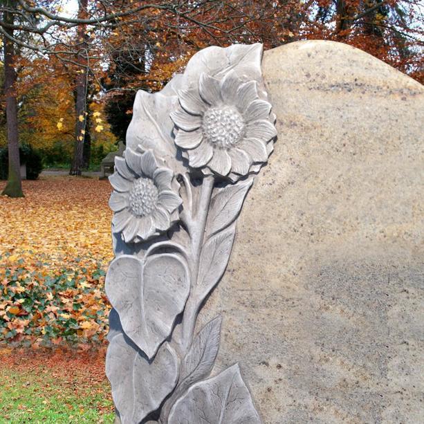 Grabstein Doppelgrab mit Sonnenblume - Florenzia