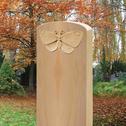 Grabstein Familiengrab mit Schmetterling - Papillon