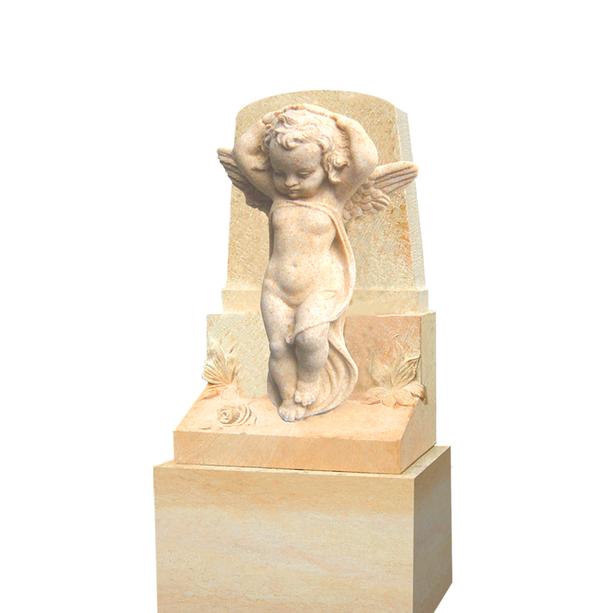 Grabdenkmal Kindergrab mit Engel - Janos