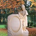Kinder Grabmal mit M�dchen Figur - Palladia