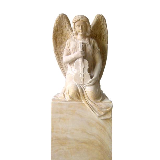 Engel mit Geige Urnengrab Grabmal - Silvana