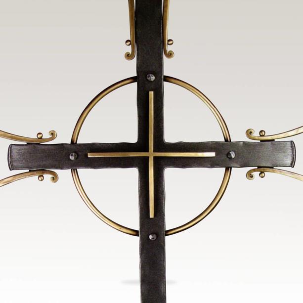 Grabkreuz aus Eisen und Bronze online kaufen - Genoveva