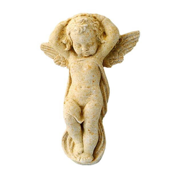 Steinguss Engel Figur fürs Grab - Merte