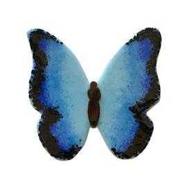 Schmetterlings Glasornament mit besonderen Farbverlauf -...