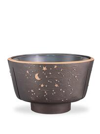 Grabschale mit Sternen / dunkelbraun - Feronia