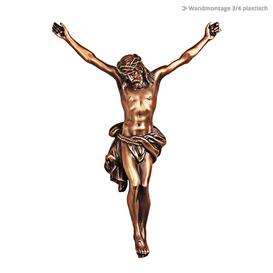 Bronzefigur Jesus am Kreuz - Jesus Vittima