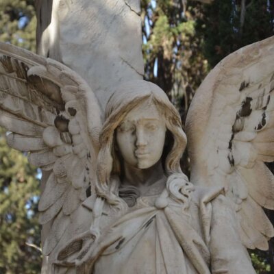 Friedhof Montjuic: Engelfigur © Serafinum.de