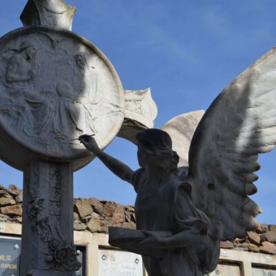 Friedhof Montjuic: Engelsfigur © Serafinum.de