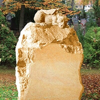 Kindergrabstein Sandstein