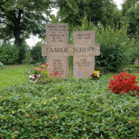 Familiengrab mit Bodendecker-Bepflanzung