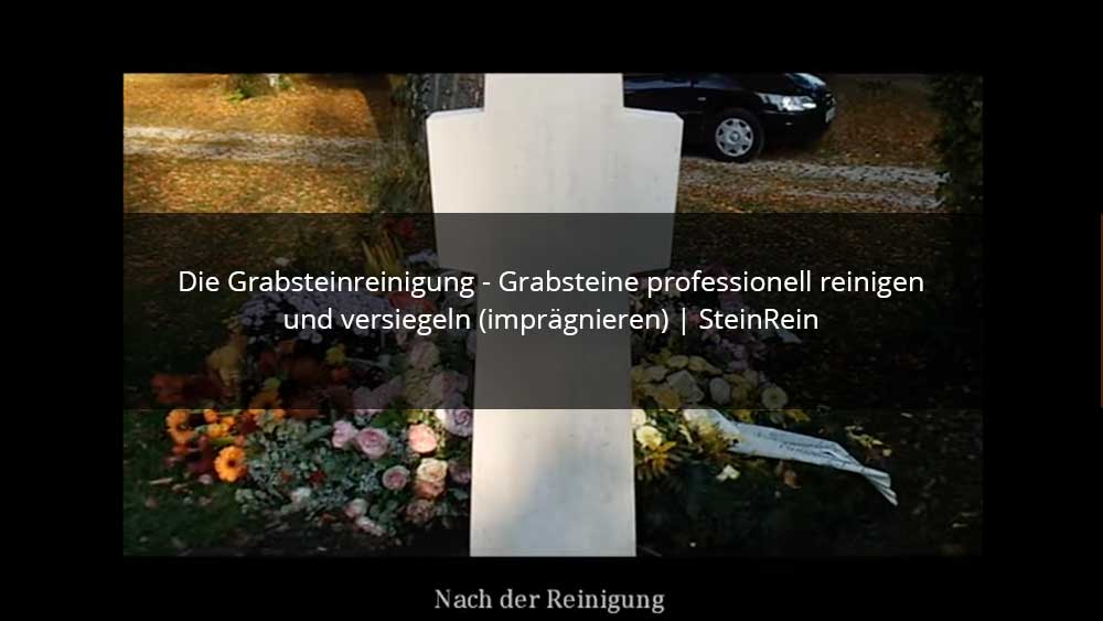 Grabstein reinigen & pflegen