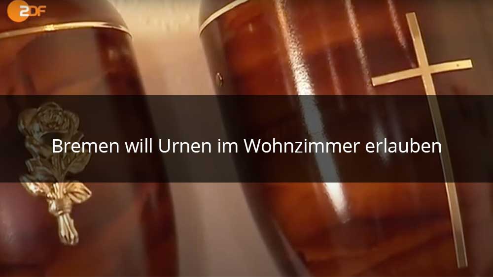 Friedhofszwang (umgehen) ▷ Urne mit nach Hause nehmen